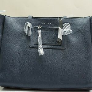 Tahari Ladies Large Tote Midn Blue NWT Style TN115